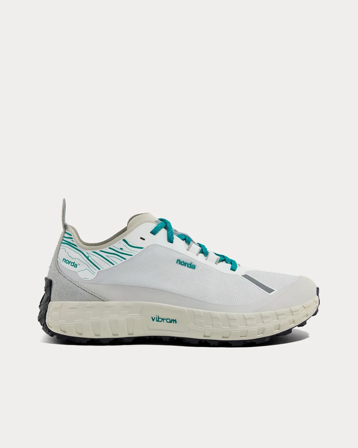 001 Retro White / Forest Running Shoes