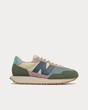 237 Norway Spruce with Storm Blue Low Top Sneakers
