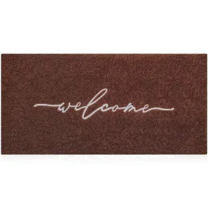 AAZZKANG Door Mat Outdoor Welcome Mat with Non Slip Rubber Backing Quickly Absorb Mud Easy to Clean Entry Doormat for Indoor High Traffic Areas Front Door Large 18"x48"