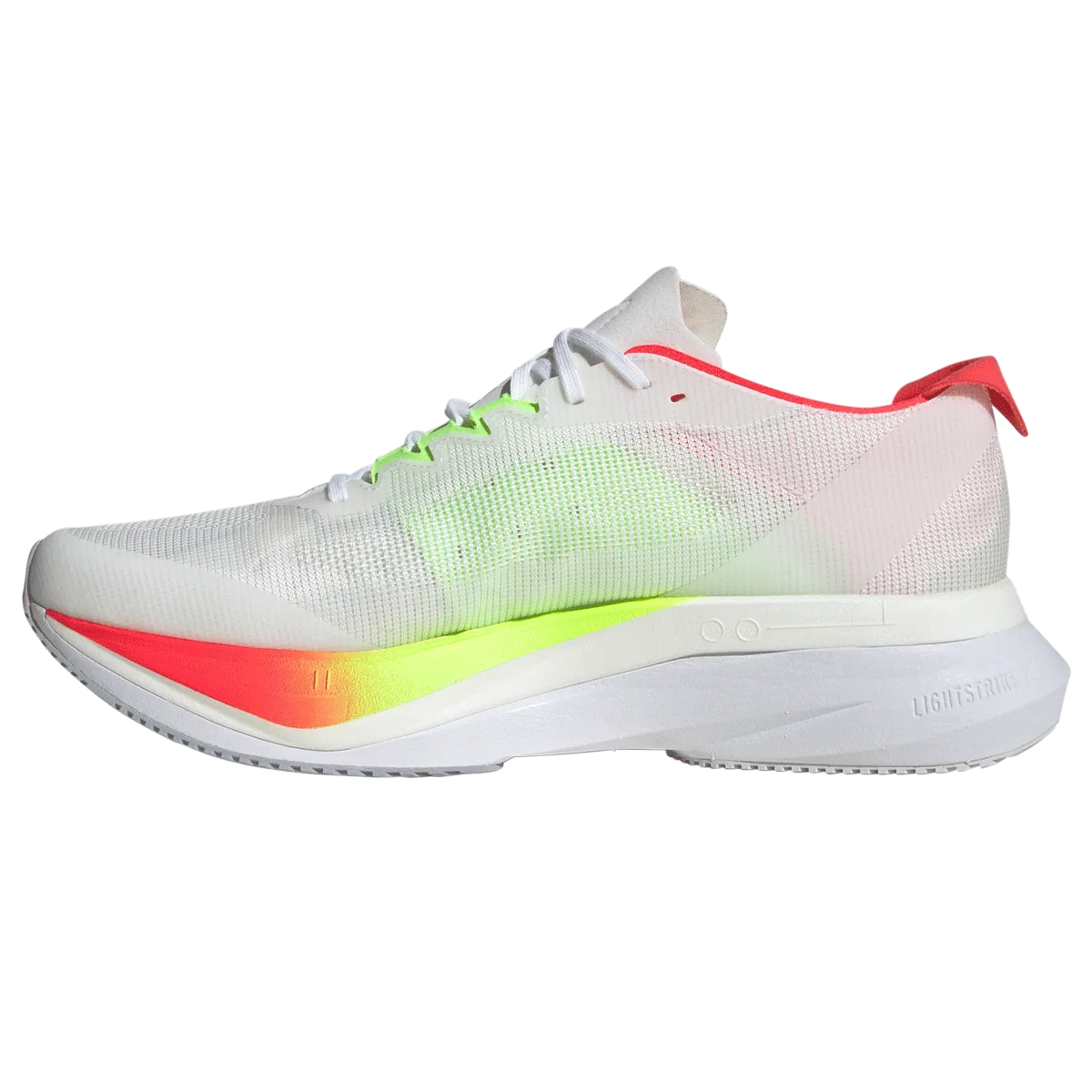 adidas Adizero Boston 12 Running Shoes - Mens - White/Red