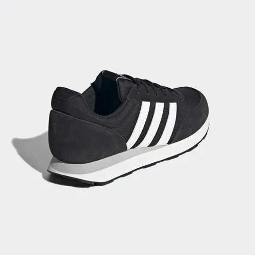 .Adidas Mens Run 60s 3.0 Running Shoes - Black/White - (IE3826) - RNS - R1L4