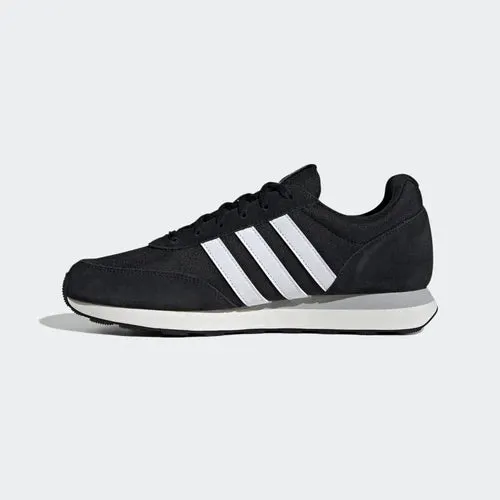 .Adidas Mens Run 60s 3.0 Running Shoes - Black/White - (IE3826) - RNS - R1L4