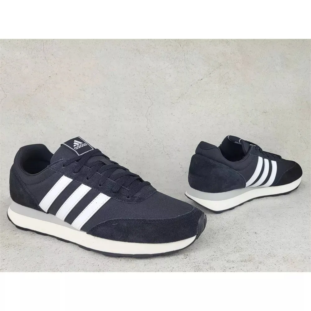 .Adidas Mens Run 60s 3.0 Running Shoes - Black/White - (IE3826) - RNS - R1L4