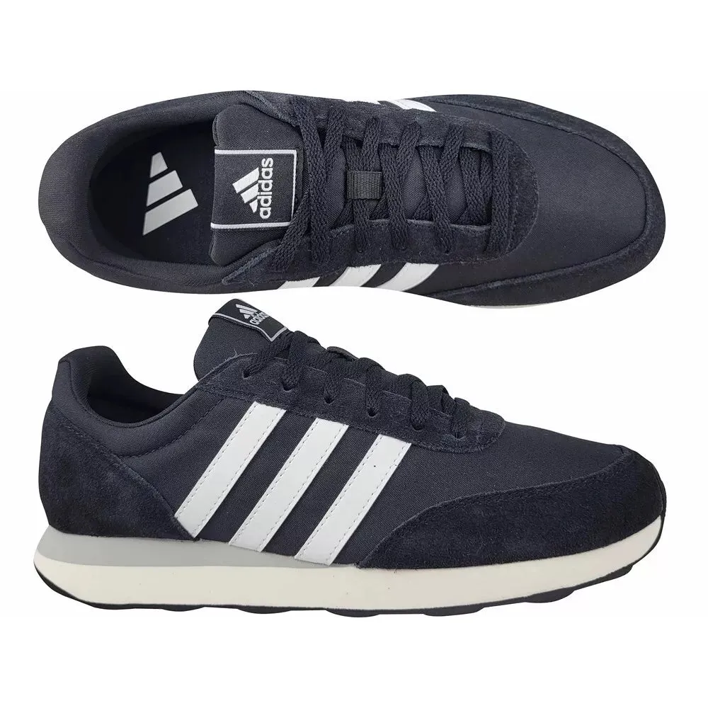 .Adidas Mens Run 60s 3.0 Running Shoes - Black/White - (IE3826) - RNS - R1L4