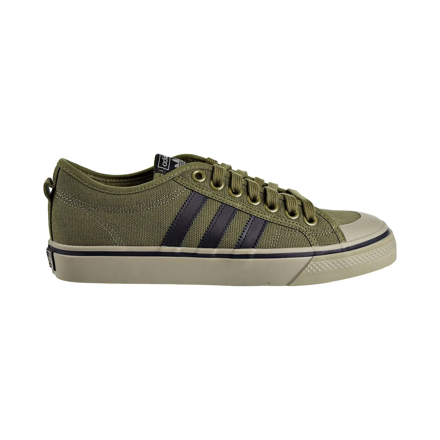 Adidas Nizza Mens Shoes Olive Cargo/Core Black/Tech Beige