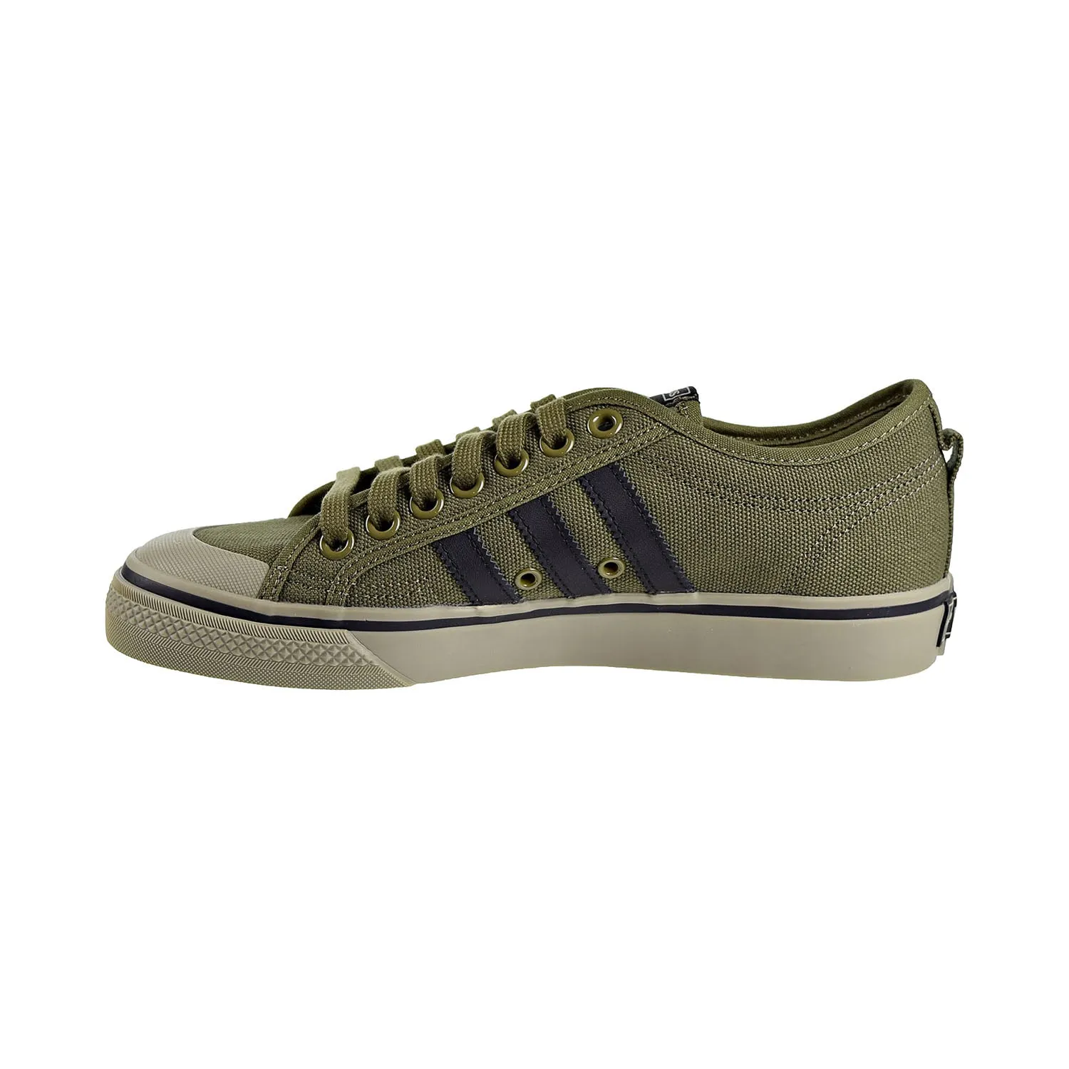 Adidas Nizza Mens Shoes Olive Cargo/Core Black/Tech Beige