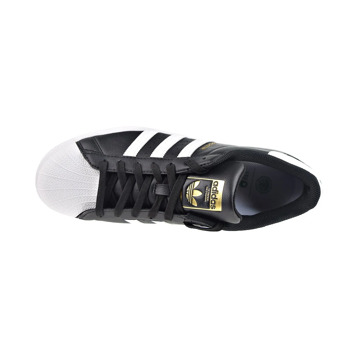 Adidas Superstar Vegan Men's Shoes Core Black/Cloud White/Gold Metallic