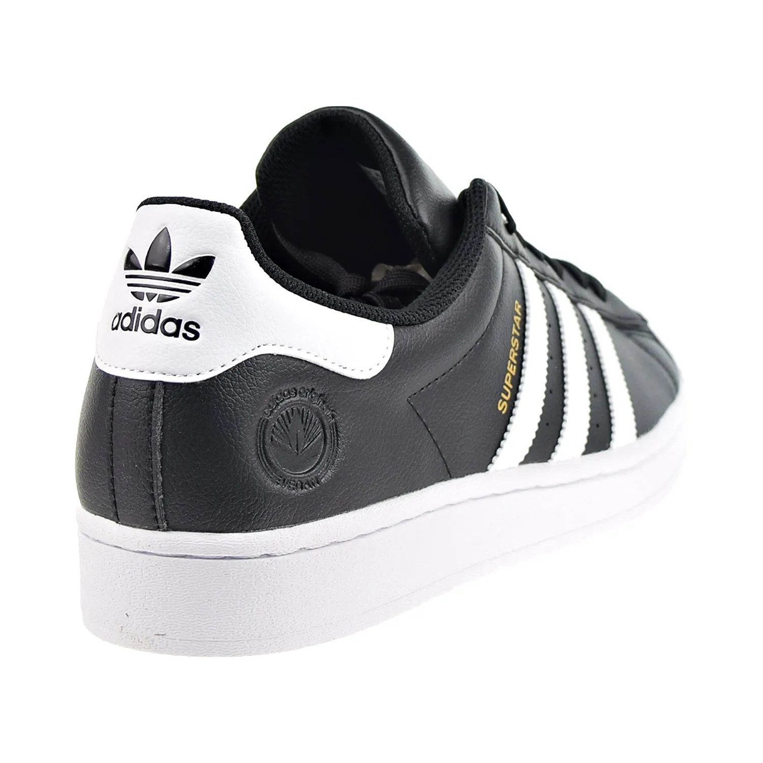 Adidas Superstar Vegan Men's Shoes Core Black/Cloud White/Gold Metallic