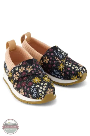 Alpargata Black Wildflowers Canvas Resident Toddler Sneaker 10021228