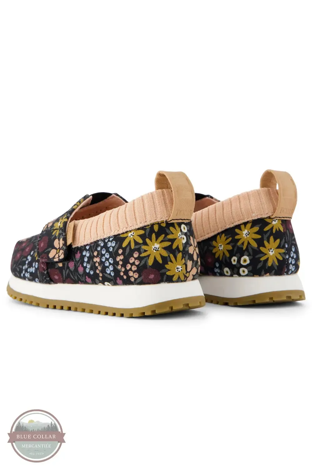 Alpargata Black Wildflowers Canvas Resident Toddler Sneaker 10021228