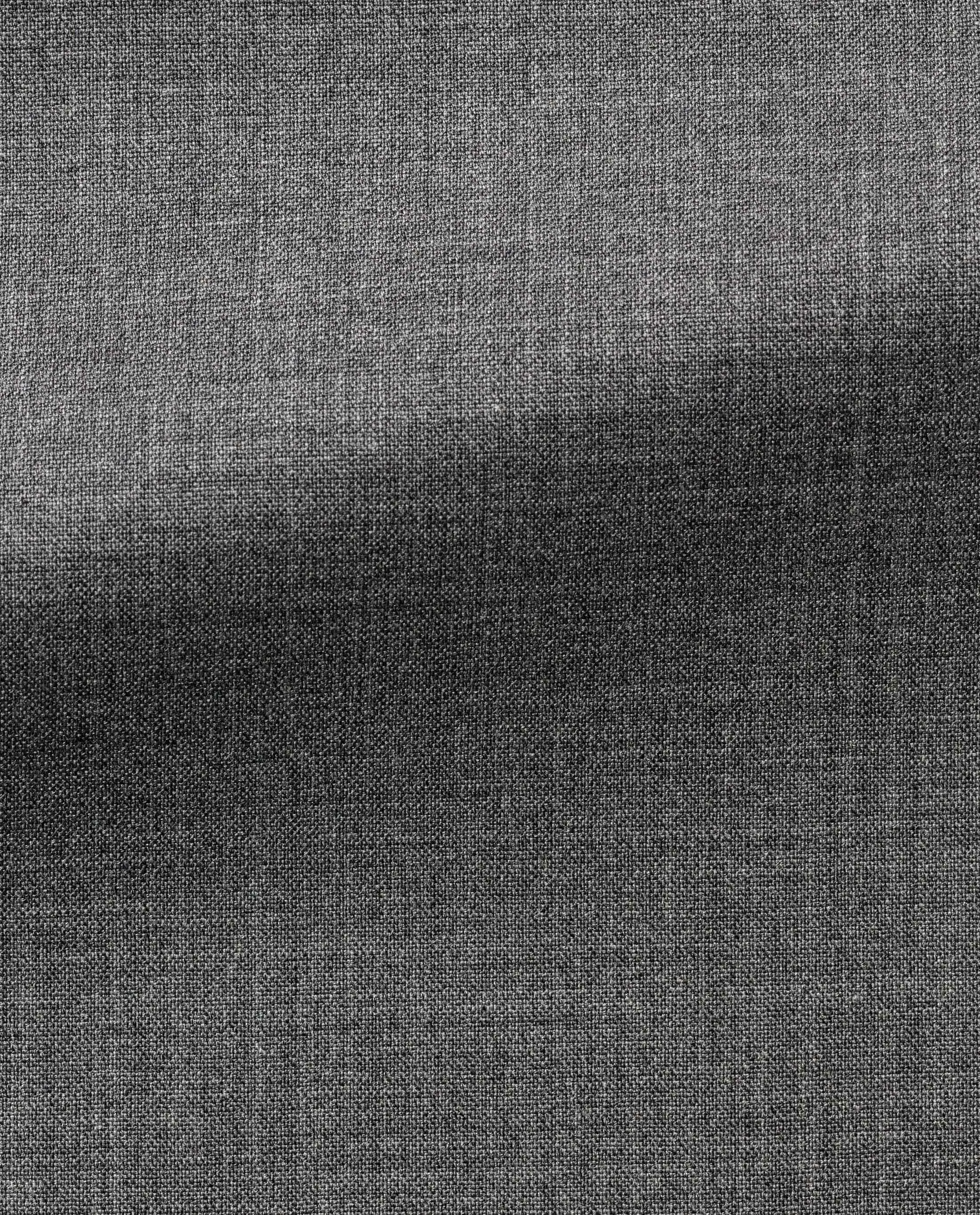 Barberis Canonico Mid Grey S110 Doppio Ritorto Plain Tropical Weave Merino Wool