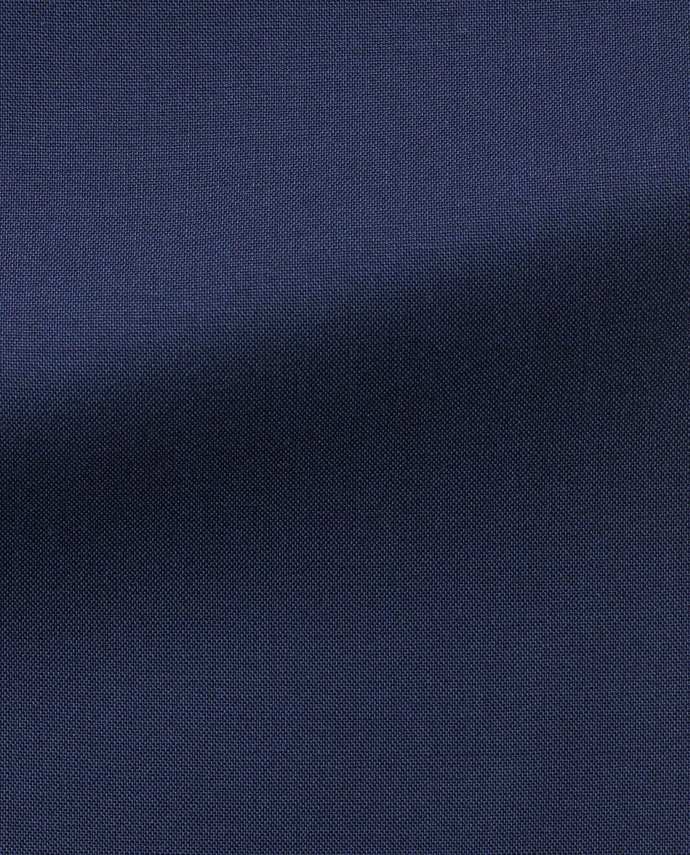 Barberis Canonico Navy Blue Plain Weave S110 Doppio Ritorto Tropical Merino Wool