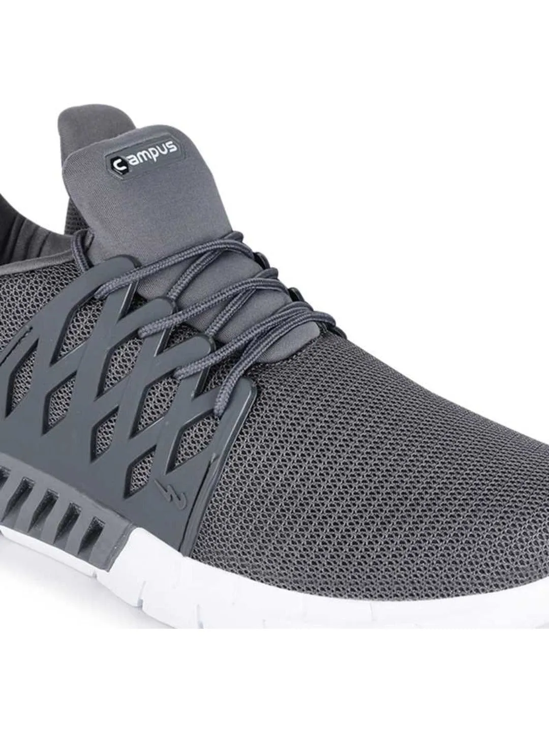 BELGIUM PLUS Grey Men's Running Shoes