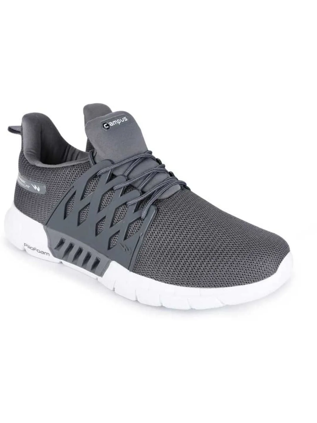 BELGIUM PLUS Grey Men's Running Shoes