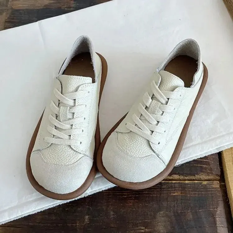 binfenxie Autumn Flats Oxford Women's Flats Designer Casual Canvas Shoes Lace Up Women's Shoes Pink White Shoes for Women 2024