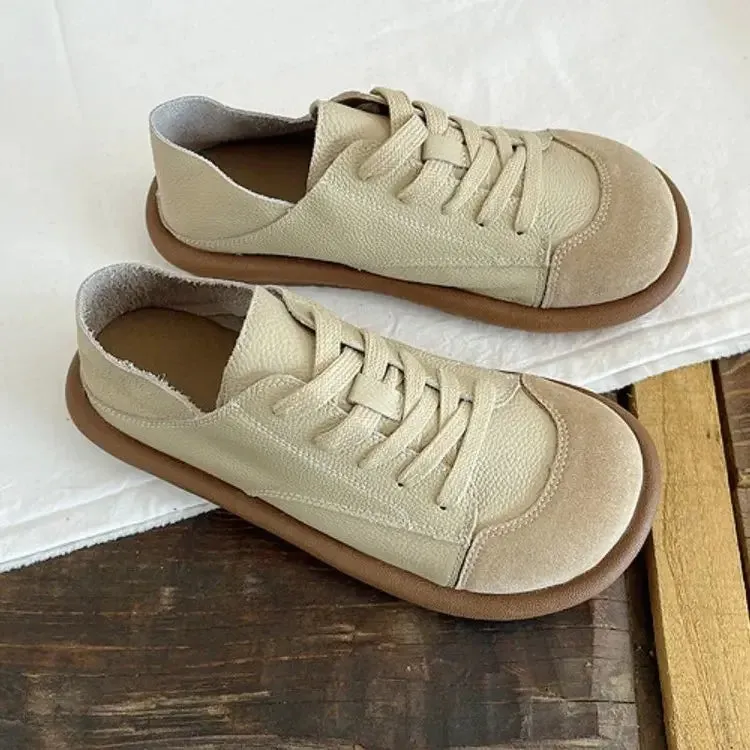binfenxie Autumn Flats Oxford Women's Flats Designer Casual Canvas Shoes Lace Up Women's Shoes Pink White Shoes for Women 2024