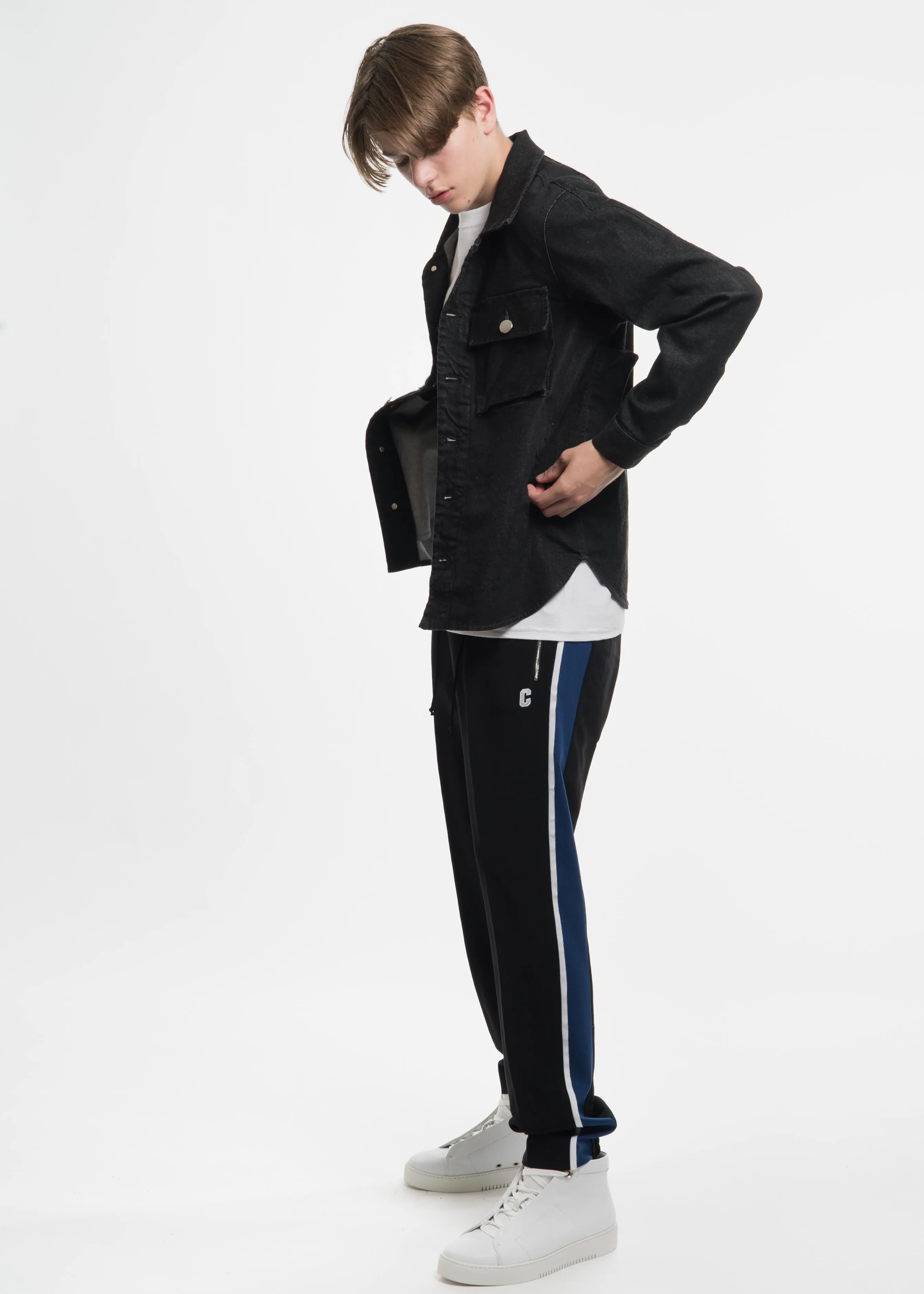 Black Side Stripe Lounge Pant