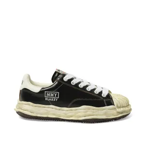 Blakey OG Wrinkled Leather Sneaker in Black