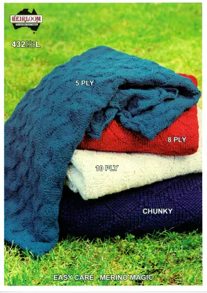 Blanket with variable ply options #432 by Heirloom