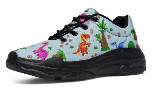 Blue Baby Dinos Chunky Sneakers