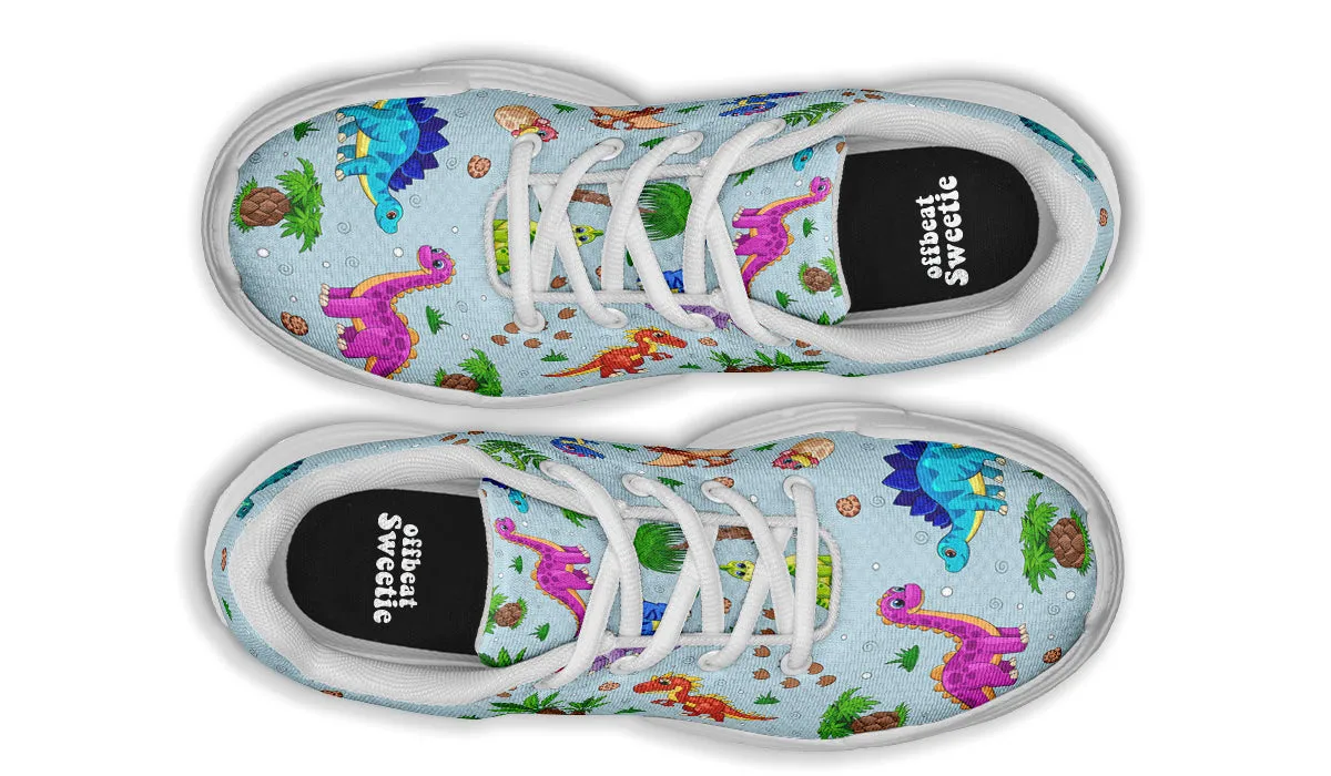Blue Baby Dinos Chunky Sneakers