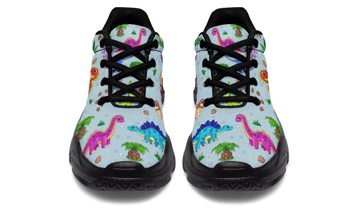 Blue Baby Dinos Chunky Sneakers