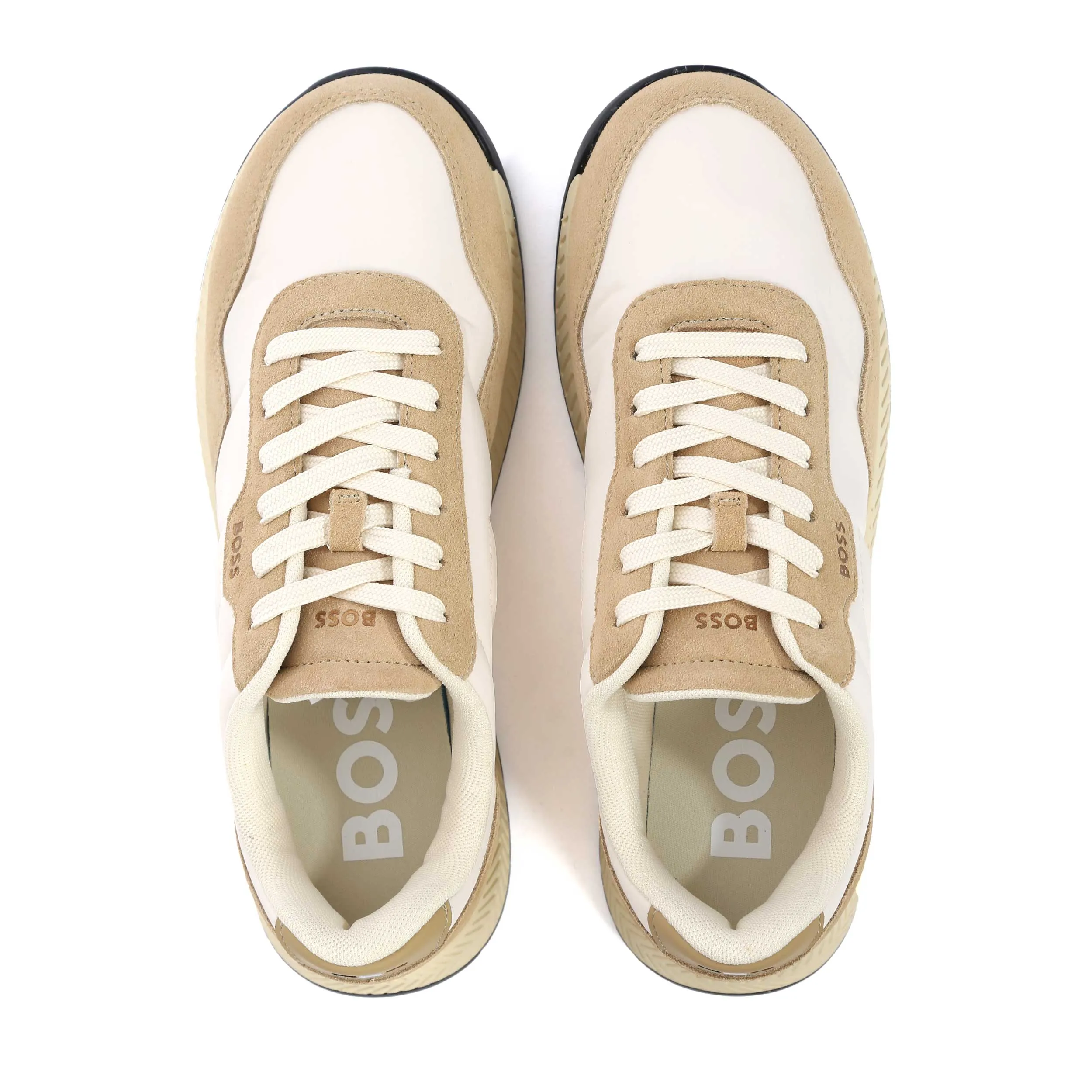 BOSS Titanium Runn sdnysi Trainer in Light Beige
