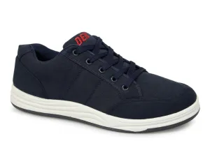 CHARLIE Mens Canvas 5 Eyelet Leisure Shoes Navy