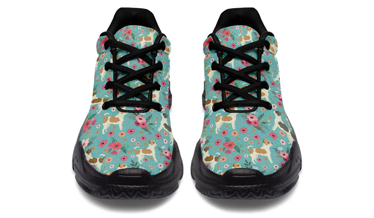 Chihuahua Flower Chunky Sneakers