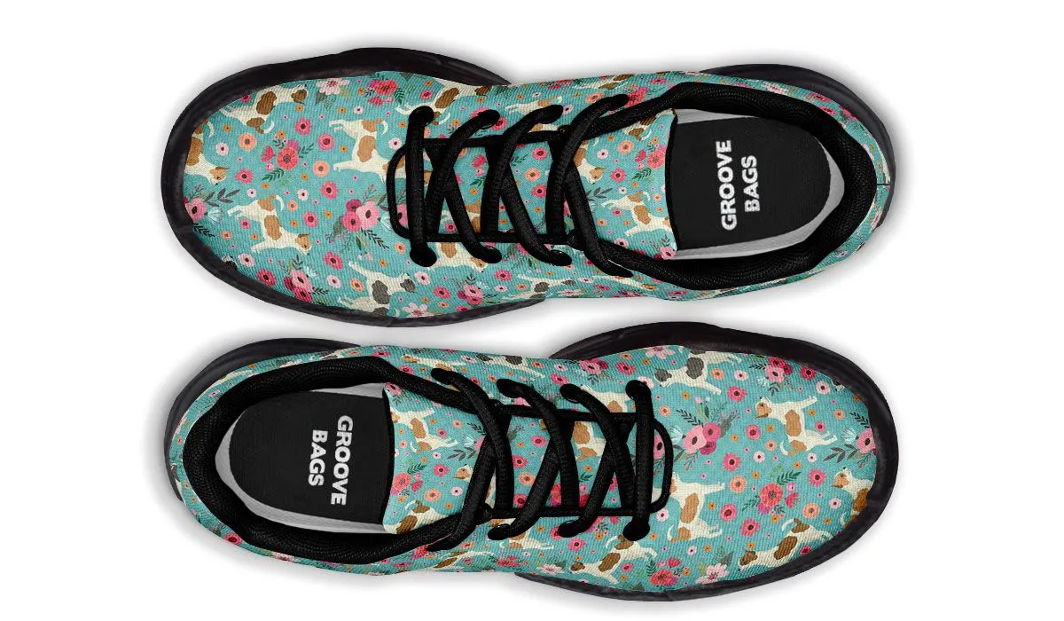 Chihuahua Flower Chunky Sneakers