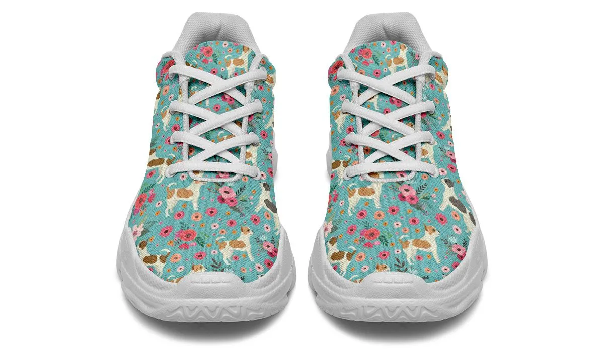 Chihuahua Flower Chunky Sneakers