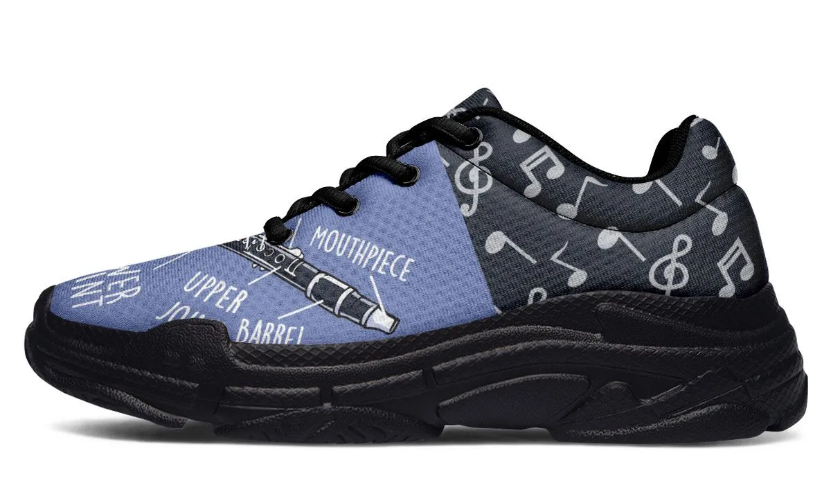 Clarinet Diagram Chunky Sneakers