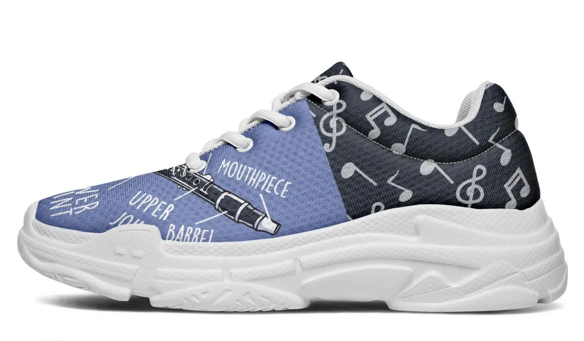 Clarinet Diagram Chunky Sneakers