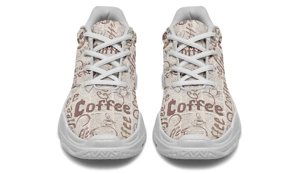 Coffee Stain Chunky Sneakers
