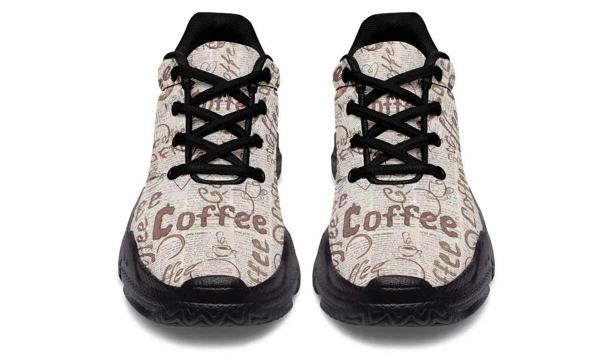 Coffee Stain Chunky Sneakers