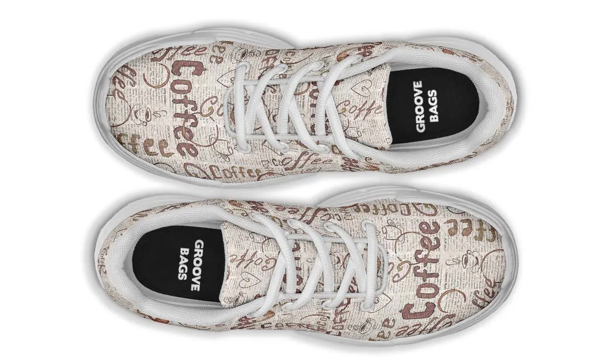 Coffee Stain Chunky Sneakers