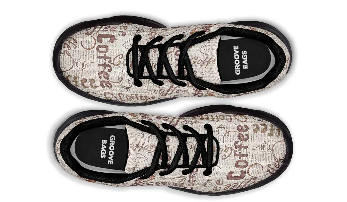 Coffee Stain Chunky Sneakers