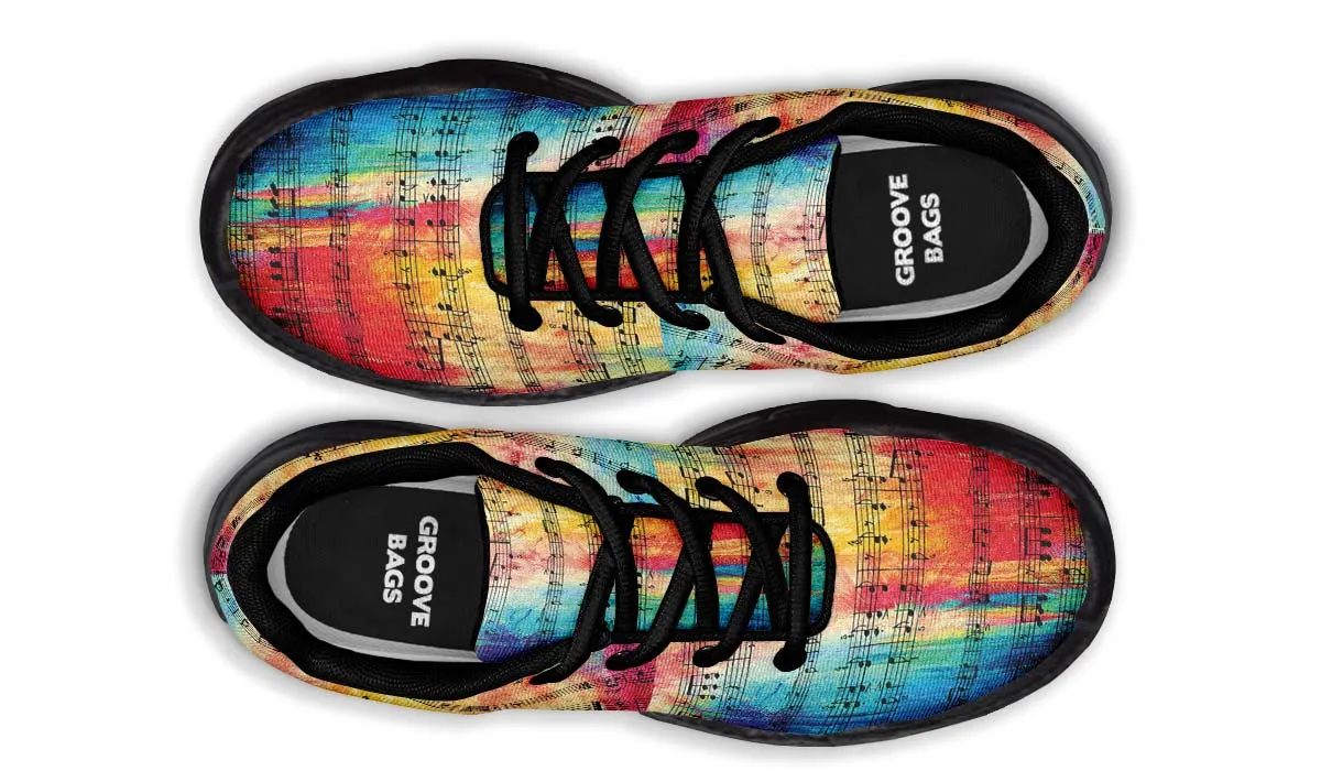 Colorful Music Chunky Sneakers
