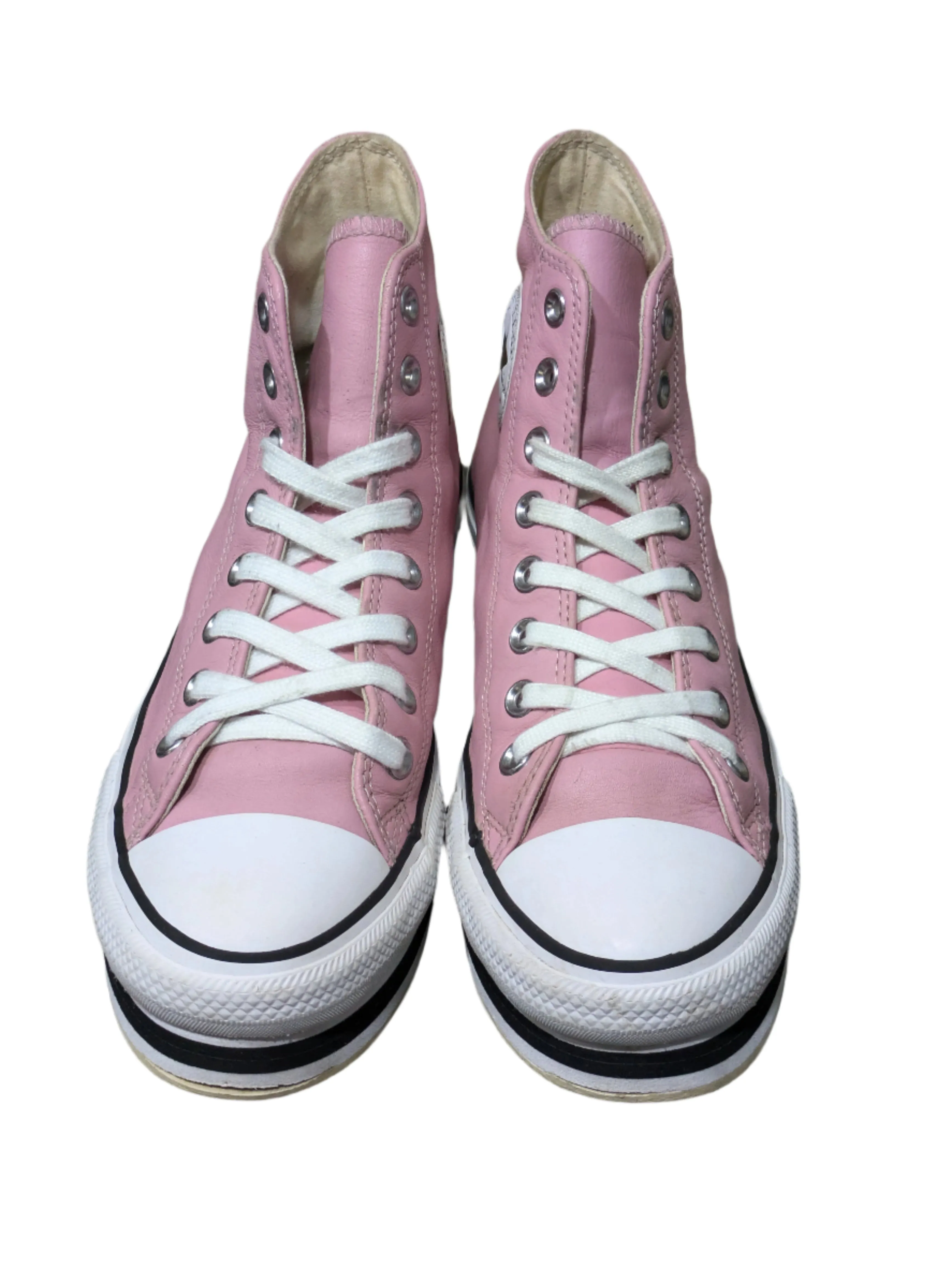 Converse Chuck Taylor All Star Leather EVA High Top - Pink Size UK 7 / EU 40 / US 9