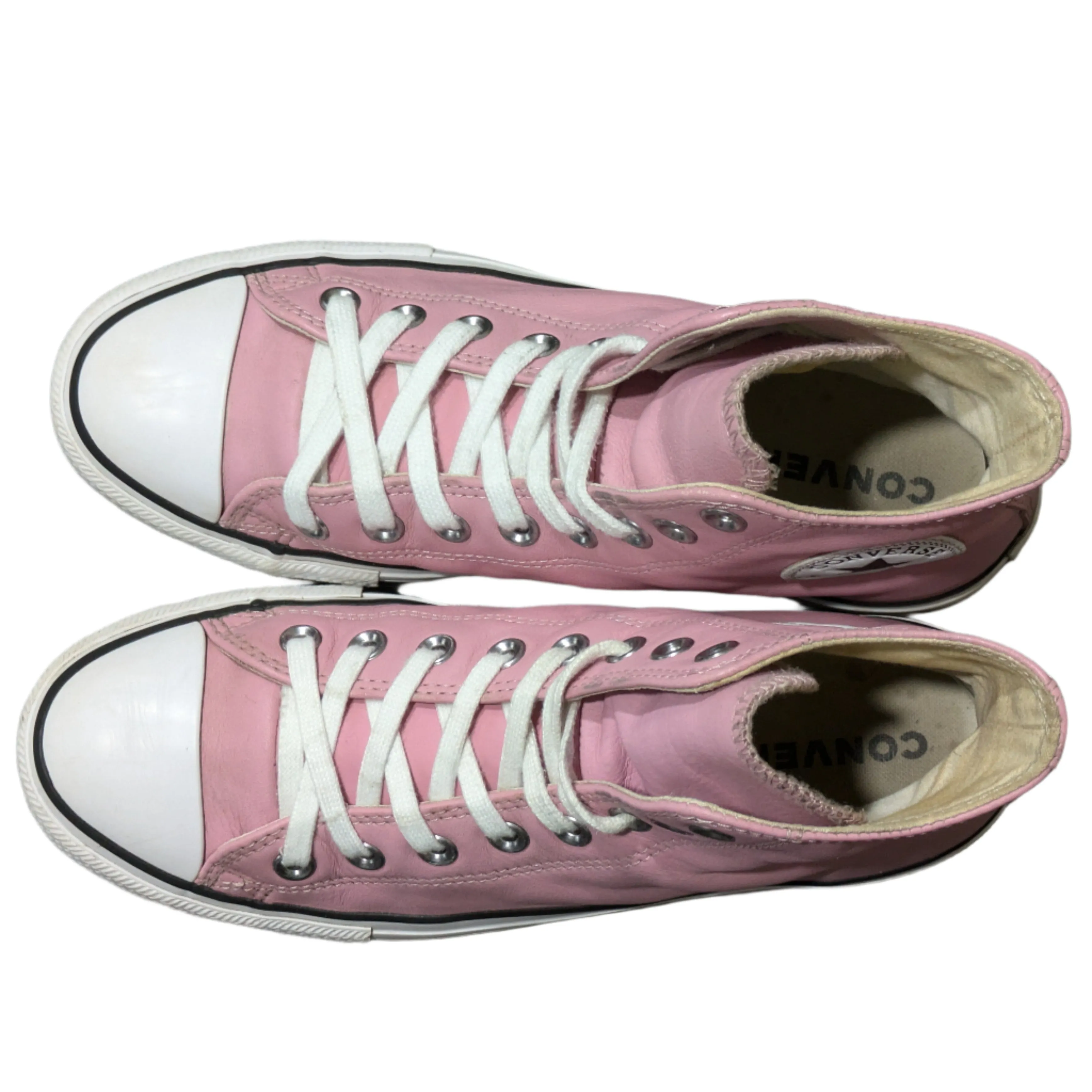 Converse Chuck Taylor All Star Leather EVA High Top - Pink Size UK 7 / EU 40 / US 9