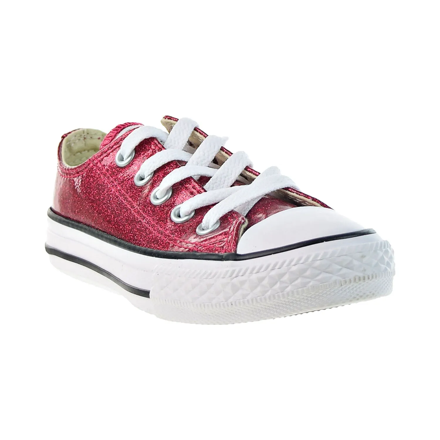 Converse Chuck Taylor All Star Ox Little Kids' Shoes Pink Pop-White