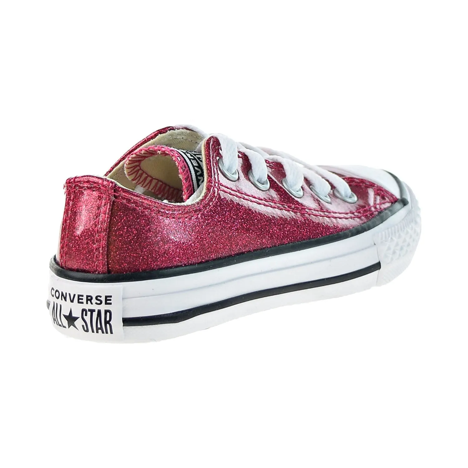 Converse Chuck Taylor All Star Ox Little Kids' Shoes Pink Pop-White