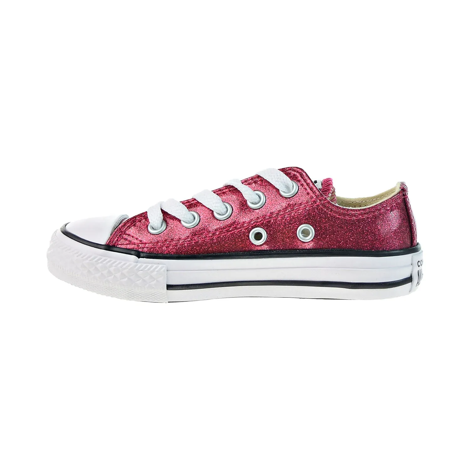 Converse Chuck Taylor All Star Ox Little Kids' Shoes Pink Pop-White