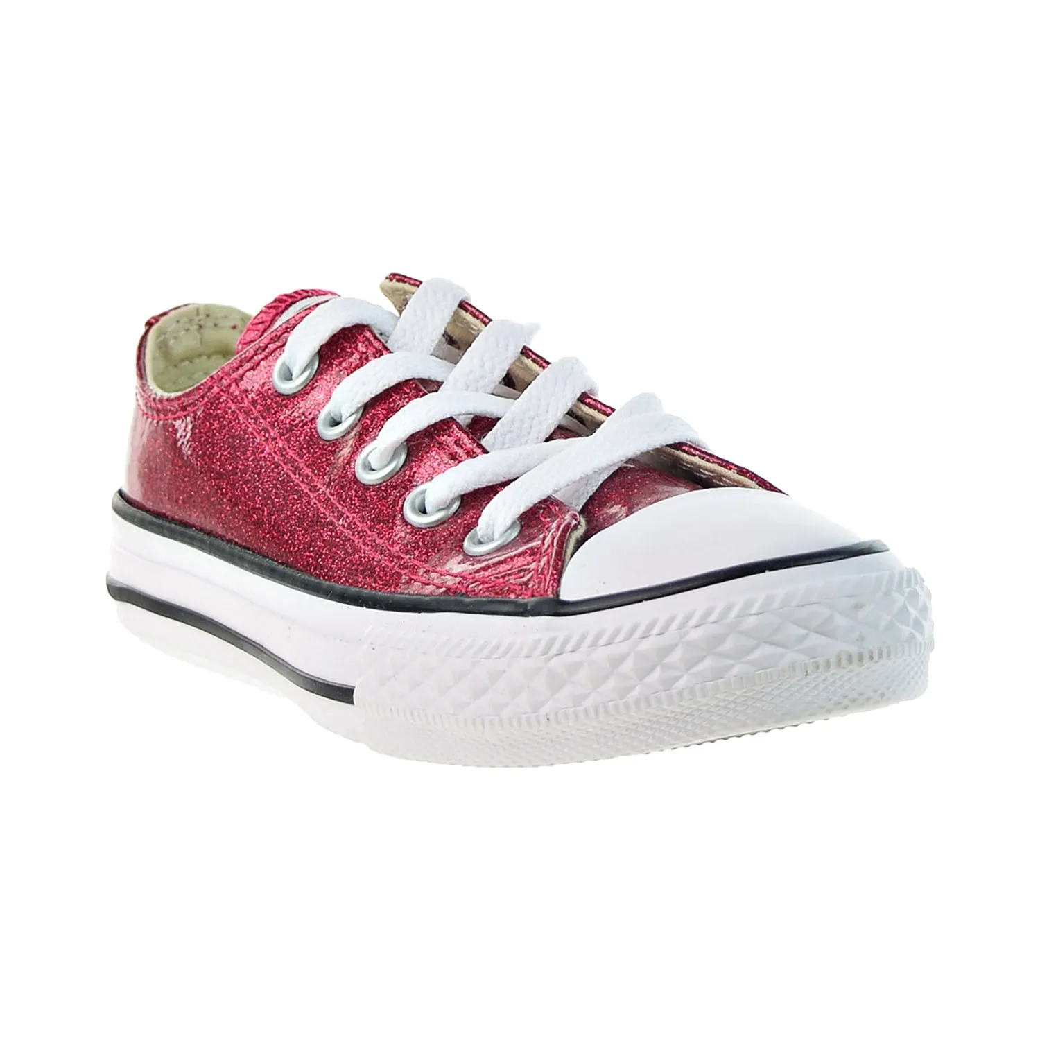 Converse Chuck Taylor All Star Ox Little Kids' Shoes Pink Pop-White