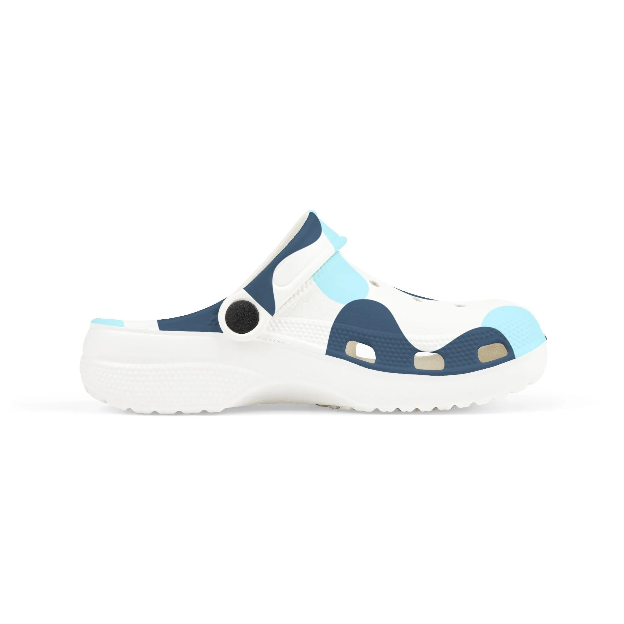 Cool Blue Clogs for Kids - EVA Foam Footwear