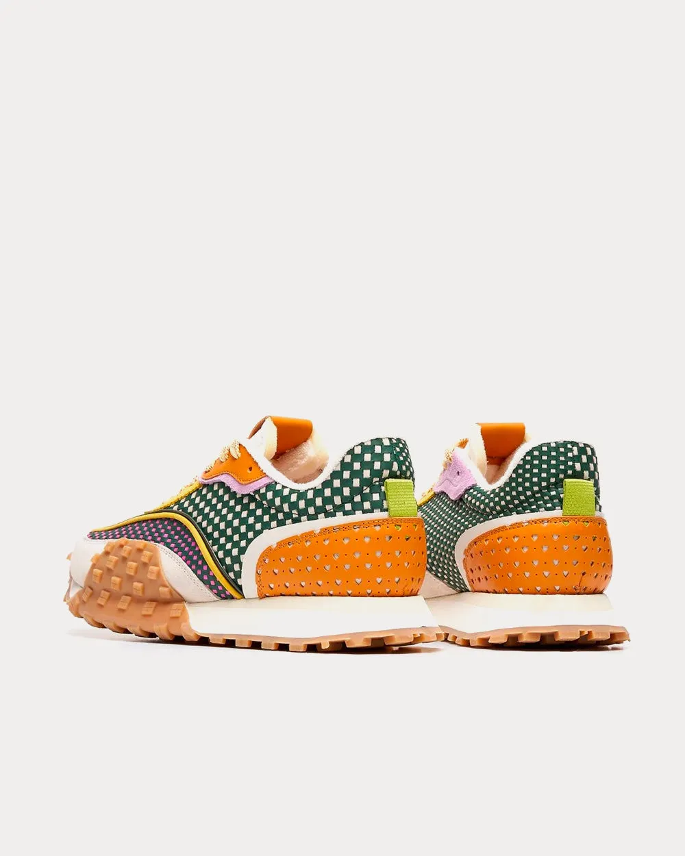 Crease Runner Checkered Low Top Sneakers