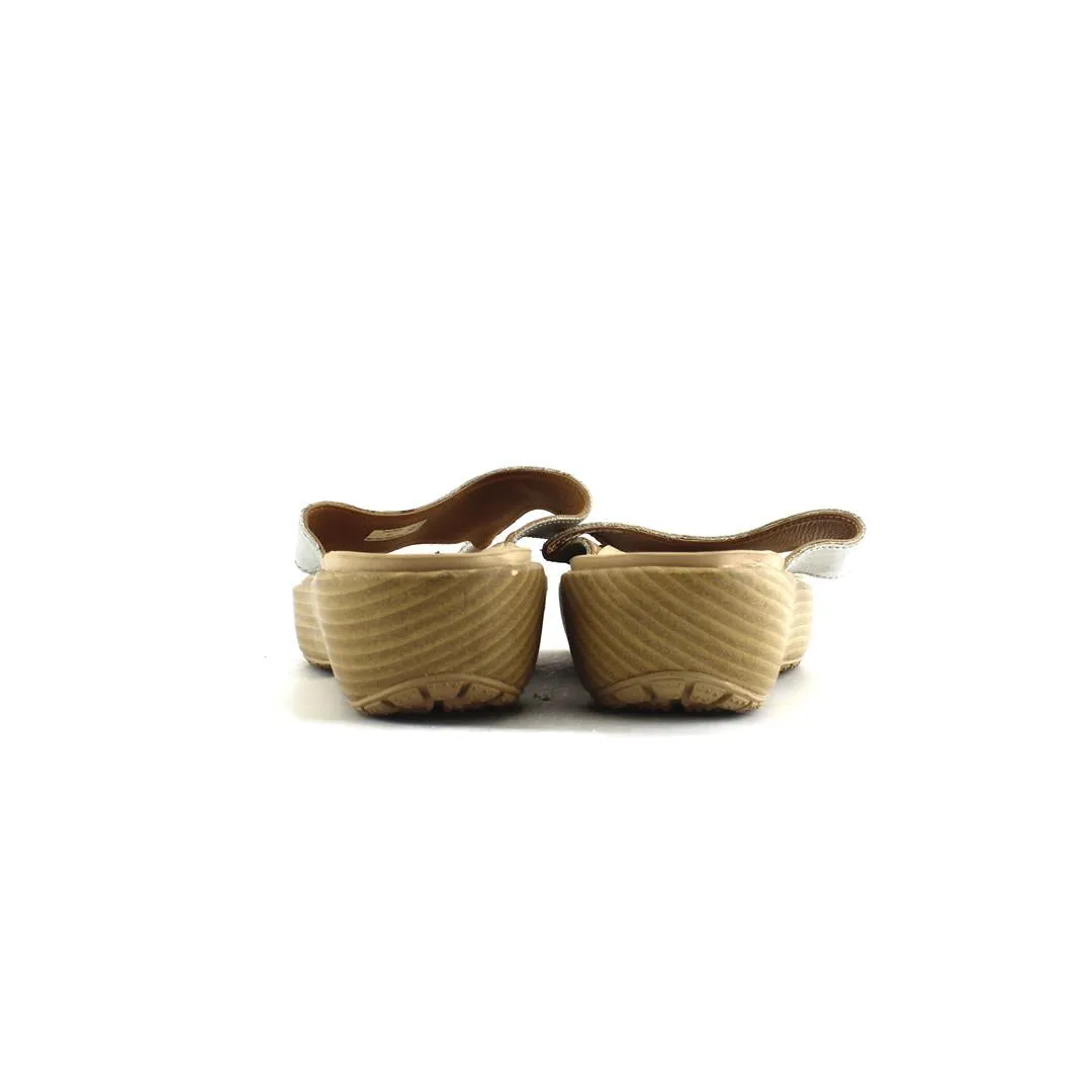 CROCS A-LEIGH BRUSHED METALLIC FLIP