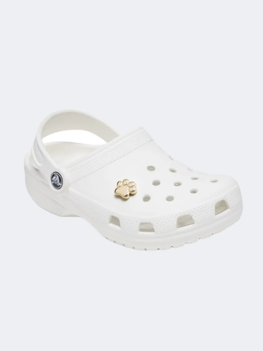 Crocs Dog Paw Unisex Lifestyle Pins Gold