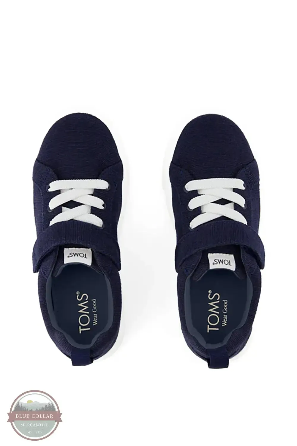 Cruz Navy Lace-Up Kids Sneaker 10022058