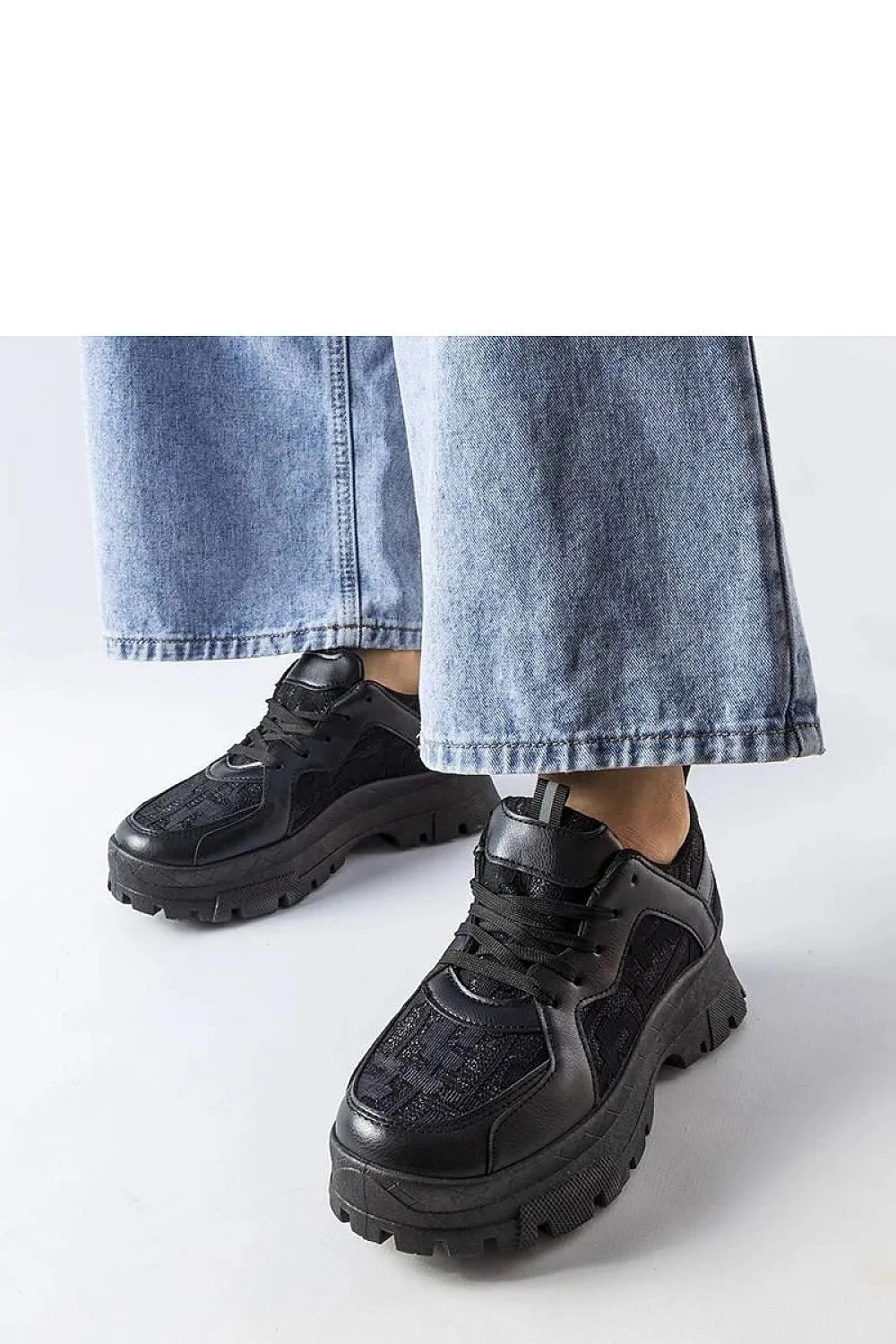 Dark beige chunky sneakers